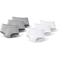 Herren Slips 3er Pack 100% Baumwolle ohne Gummi...