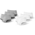 Herren Slips 3er Pack 100% Baumwolle ohne Gummi...