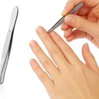 Solingen Maniküre Set 3-teilig – Nagelschere, Pinzette & Saphirfeile – Dollaro Echtleder Etui Made in Germany