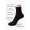 12 Paar Socken Damen & Herren Baumwolle – ohne Gummi, nicht einschneidend, bequemer Bund, rutschfest Schwarz/39-42