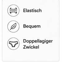 Damen Slips 6er Pack mit Spitze, elastisch & bequem, 95% Polyamid