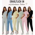 Damen Zweiteiler Jogginganzug – Viskose, bequem...