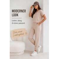 Damen Zweiteiler Jogginganzug – Viskose, bequem...
