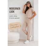 Damen Zweiteiler Jogginganzug – Viskose, bequem & elastisch, Gr. S/M L/XL