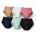 Damen Slips 6er Pack mit Spitze, elastisch & bequem, 95% Polyamid Mix6/3XL