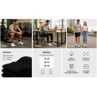 12 Paar Sneaker Socken Damen Herren Baumwolle ohne Naht