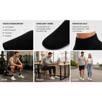 12 Paar Sneaker Socken Damen Herren Baumwolle ohne Naht