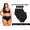 Damen Slips 3er Pack Schwarz XL-4XL High Waist Komfortbund