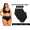 Damen Slips 3er Pack Schwarz XL-4XL High Waist Komfortbund Schwarz/3XL