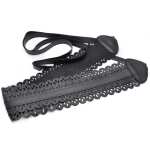 Damen Gürtel Bindegürtel Schwarz Boho Taillengürtel Lochmuster Elastischer Wickelgürtel