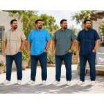 Herren Poloshirt 3XL 4XL 5XL mit Brusttasche Kurzarm...