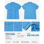 Herren Poloshirt 3XL 4XL 5XL mit Brusttasche Kurzarm Baumwolle Polyester Freizeitshirt Übergrößen