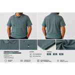 Herren Poloshirt 3XL 4XL 5XL mit Brusttasche Kurzarm Baumwolle Polyester Freizeitshirt Übergrößen