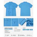 Herren Poloshirt 3XL 4XL 5XL mit Brusttasche Kurzarm Baumwolle Polyester Freizeitshirt Übergrößen