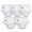 Damen Taillenslip 5er-Pack aus 100 % Baumwolle, Stickerei oder Blumenmuster