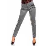 Damen Elegant Chino Urban Stoffhose Skinny Röhre Hose mit Taschen Röhrenhose;