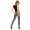 Damen Elegant Chino Urban Stoffhose Skinny Röhre Hose mit Taschen Röhrenhose;