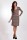 Damen Minikleid Kleid Leo Look Tunika Leopard Look; S/M; Leo braun
