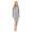 Damen Klassisches Minikleid Kleid Tunika Top; Grau/S/36