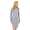 Damen Klassisches Minikleid Kleid Tunika Top; Grau/S/36
