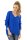 Damen Pullover Strickpullover V-Ausschnitt Gr. S/M; Blau