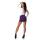 Damen Minirock  Violett L/XL 40/42