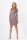 Damen Mini-Kleid V-Ausschnitt; Cappuccino XXL/3XL 44/46