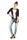 Damen Blazer Kurzjacke Jacke, S/M, Schwarz