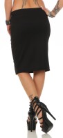 Bleistiftrock Rock in verschiedene Farben; Schwarz 40/42 L/XL