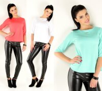 Bluse Shirt in Top 3 Farben Gr. 36 38 40 42 S M L XL, M64