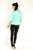 Damen Bluse Shirt in Top,  3 Farben Gr. 36 38 40 42 S M L XL,