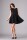 Kleid Klassisches Minikleid; Schwarz L/40