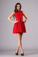 Kleid Klassisches Minikleid; Rot L/40