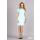 Kleid klassisch elegant Sommer Mini-Kleid; Mintgrün S/36