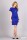 Kleid klassisch elegant Sommer Mini-Kleid; Blau M/38