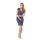 Kleid V-Ausschnitt Sommerkleid; Grafit L/XL 40/42
