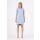 Damen Kleid klassisch elegant Mini-Kleid; Babyblau/S/36