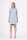 Kleid klassisch elegant Mini-Kleid Gr. 36 38 40 S M L, M87 Babyblau M/38