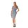 Damen Kleid Elegant; Grau/M/38