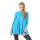 Longshirt weit geschnitten Top 10 Farben Gr. 36 38 40 42 44 46, 8538 Azurblau