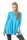 Longshirt weit geschnitten Top 10 Farben Gr. 36 38 40 42 44 46, 8538 Azurblau
