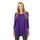Longshirt weit geschnitten Top 10 Farben Gr. 36 38 40 42 44 46, 8538 Violett