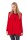 Longshirt weit geschnitten Top 10 Farben Gr. 36 38 40 42 44 46, 8538 Rot