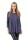 Damen Longshirt weit geschnitten; Grafit/XXL/3XL 44/46