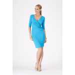 Kleid V-Ausschnitt Sommerkleid Mini Kleid 3/4 Arm ;