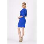 Kleid V-Ausschnitt Sommerkleid Mini Kleid 3/4 Arm ;
