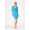Kleid V-Ausschnitt Sommerkleid Mini Kleid 3/4 Arm ;