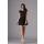 Minikleid Top mit Falten Longshirt Gr. 36 38 S M, M65 Schwarz S/36
