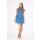 Minikleid Top mit Falten Longshirt Gr. 36 38 S M, M65 Meeresgrün M/38