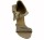 Damen Sandalen mit Absatz Strass; Beige/37